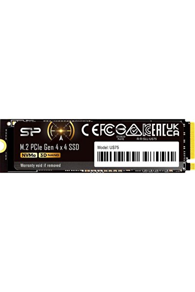Silicon Power SSD US75 2TB M.2 PCIe NVMe Gen4x4 NVMe 1.4 7000/6500Mbps