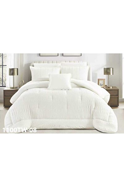 huna hur 4-Piece Plain and Embossed Patterned Tablecloth Set