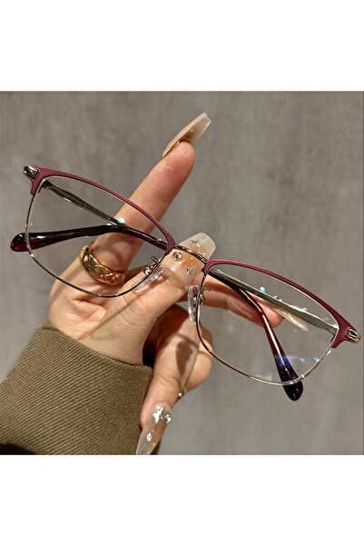 Choice7 +200 Red 2025 New Style Reading Glasses Fashion Men and Women Anti Bl...