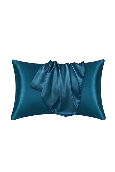 Choice9 51x66cm Peacock Blue 100% Natural Mulberry Silk Pillowcase Hair/Skin ...