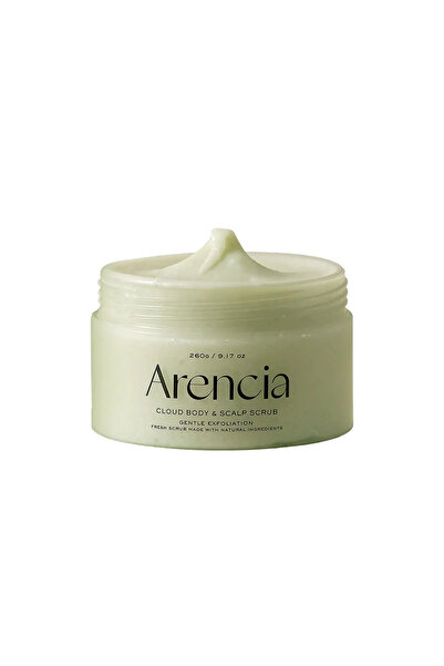 Arencia Fresh Cloud Scrub pentru corp și scalp cu extract de Geranium și Prim...
