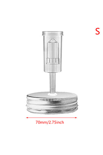 Choice1 Small 70mm/86mm Wide Mouth Mason Jar Fermentation Lid Keep Food Subme...