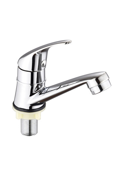 Choice Silver Basin Faucet Single Cold Sink Faucet Bathroom Faucet Chrome Sin...