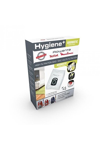 Rowenta Set 4 saci de aspirator, ZR200920 Hygiene+ Aromatic