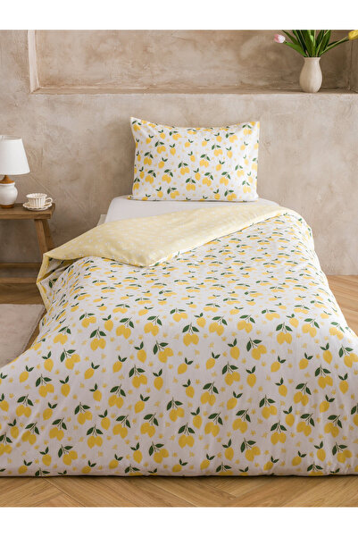 LC Waikiki Lemon Print Single Bed Duvet Cover Set