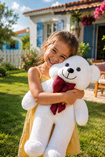Özgüner Oyuncak Çocuklar İçin Büyük Peluş Ayıcık 80 Cm Hediyelik