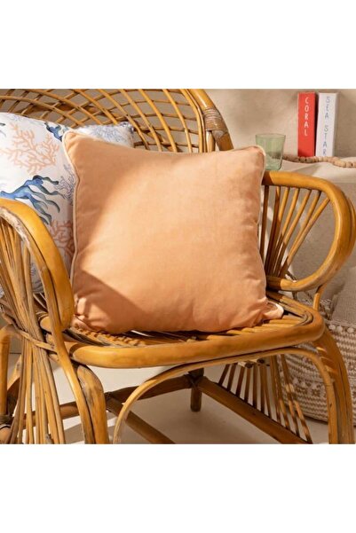 Evidea Soft Asas Kırlent - Somon - 45x45 cm