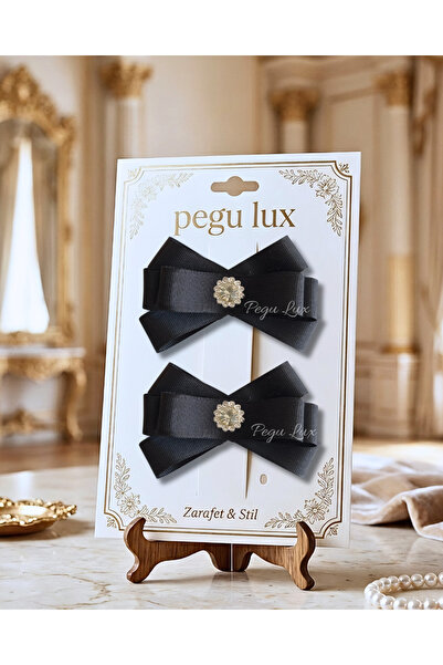 pegu baby collection Set de 2 cleme de papier cu panglică grograin, mici, min...