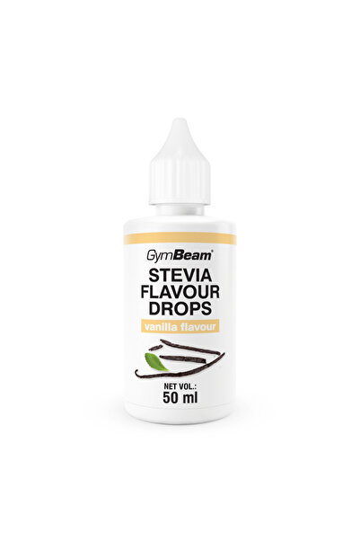 GymBeam Picături aromatizante cu Stevia 50 ml vanilie