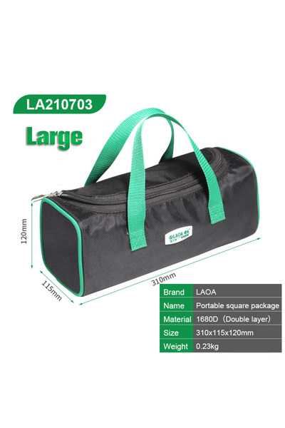 Choice LA210703 LAOA 1680D Oxford Canvas Waterproof Handbag for Screws Nails ...
