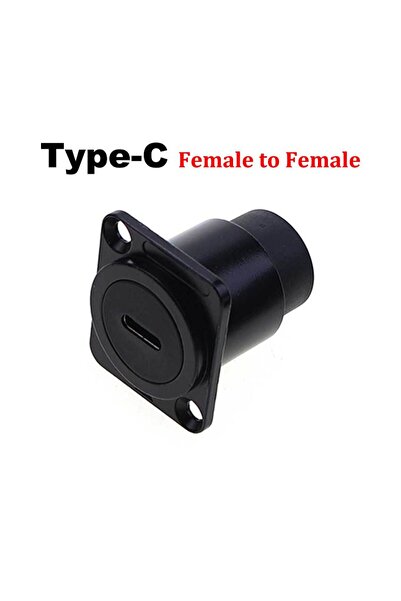Choice10 1 Piece Type-C Black RJ45 USB 2.0 3.0 HDMI-2.0 Type-C Jack Metal D T...