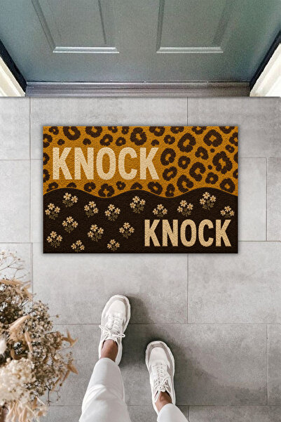 Dormot Home Knock Leopard Patterned Modern Door Mat – Digital Printed Non-Sli...