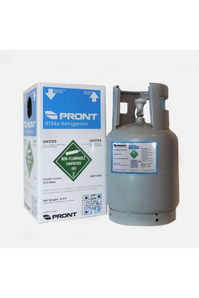 PRONT R-134a Soğutucu Gaz 12 KG Klima Araç Soğuk Oda Buzdolabı