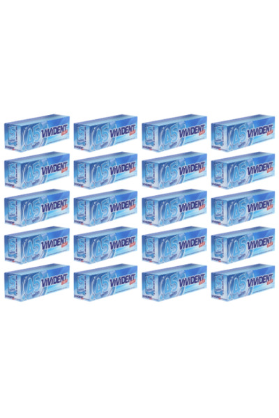 Vivident 45 Minutes Mint Flavored Sugar-Free Sweetener Strip Gum (33 Gr * 18)...