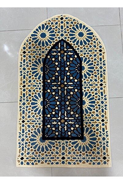 Generic سجادة صلاة زخارف اسلامية - صنع تركي 8 ملي