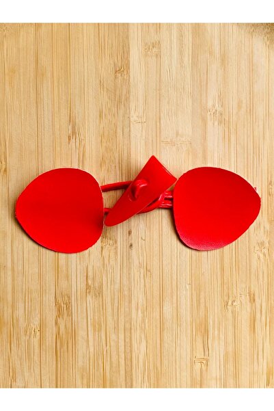 Lorin hobi Leather Button Set 2 Pieces Red