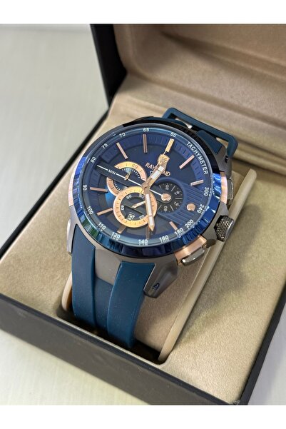 Raymond Sports Silicone Band Men's Wrist Watch