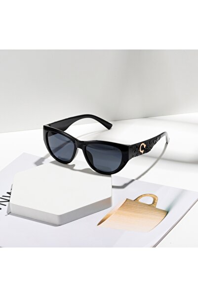 Choice1 C2 Black Grey 1Pc European and American Retro Ladies' Oval Frame Fash...