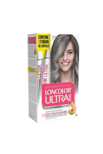 Loncolor Vopsea Permanenta pentru Par - Ultra Duo Max, nuanta 11 Gri Reflex,1...