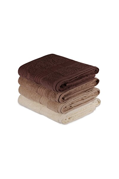 FARİKA Set prosoape de baie (4 piese) Prosop de baie: 70 X 140 Cm (4 piese) C...