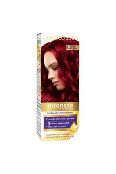 GEROCOSSEN Vopsea de Par Permanenta Intensse Color, Nuanta Nr. 5.2 Rosu Rubin...