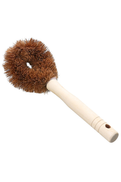 Choice1 1pcs Coconut Palm Brush Pot Brush Glass Decontamination Cleaning Spon...