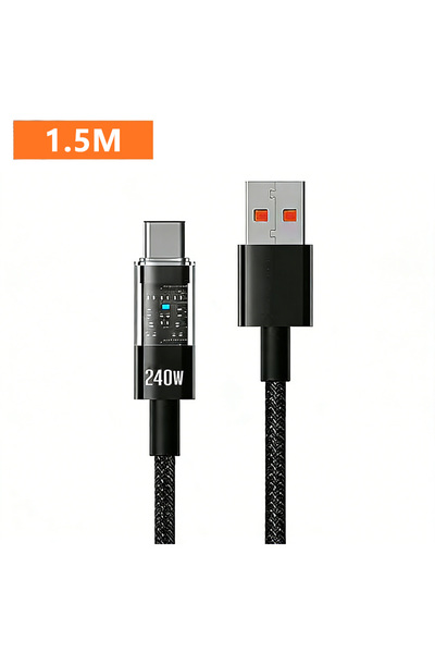 Choice3 كابل شحن سريع للهواتف المحمولة من نوع USB A إلى Type-C بطول 1.5 متر و...