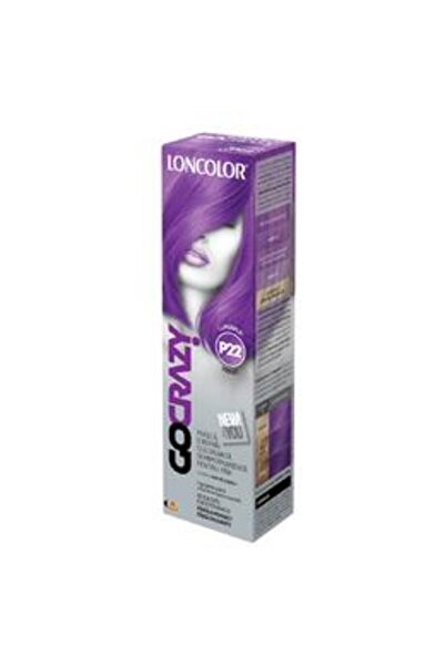 Loncolor Masca Crema Coloranta Semipermanenta pentru Par GoCrazy, nuanta P22 ...