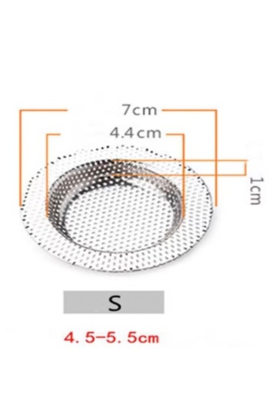 Choice 7CM Kitchen Water Sink Filter Sink Mesh Strainer Kitchen Tool Stainles...