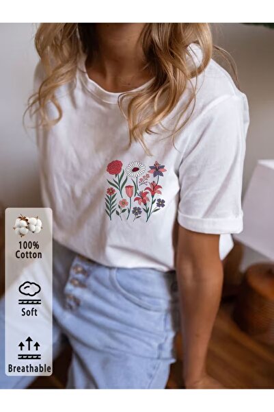 puolikuu Tricou unisex cu croială confortabilă, cu panglică și imprimeu dublu