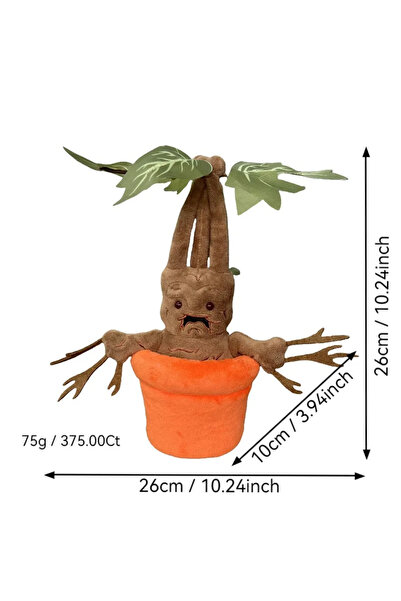 Choice1 26cm New Harries Mandrake Magic Plant Elf Plush Doll Soft Potted Plan...