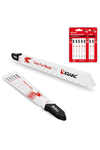 Choice Wood Cutting Jigsaw Blades EZARC Jigsaw Blade for Wood Clean Cutting 1...