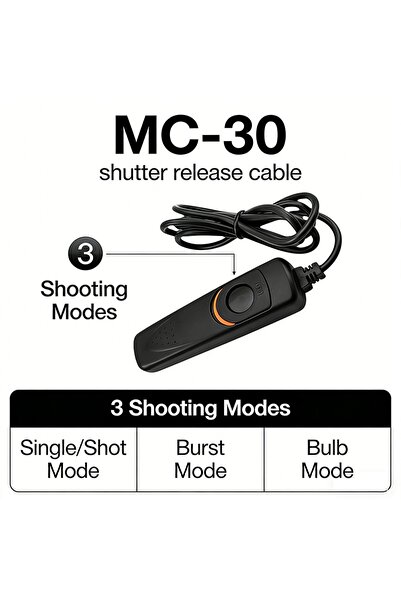 Choice 1pcs MC-30 MC-30 Remote Shutter Release Control Cable MC30 for Nikon Z...