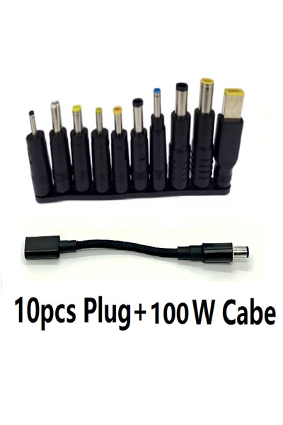 Choice1 100W Cable Plug 65W 100W USB C Type c to DC 5.5X 2.1 MM Male Cable 10...