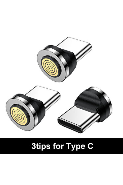 Choice30 كابل USB نوع C مغناطيسي AUFU بطول 1 متر و3 رؤوس، 100 واط 5 أمبير للش...