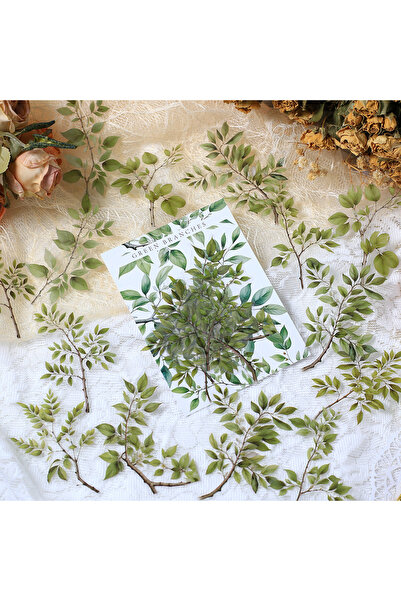 Choice5 C 20pcs Leaves Branches PET Sticker Set for Scrapbooking Notebook DIY...