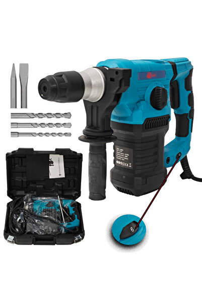 DDT Ciocan rotopercutor electric, SDS-Plus – cu variator, 3 burghie și 2 dălț...