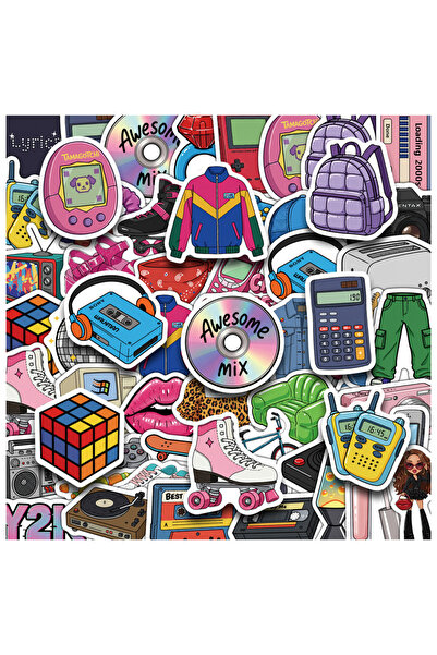 Choice 50Pcs 50Pcs Cartoon 80s 90s Vintage Y2K Stickers Retro Games Vinyl Wat...