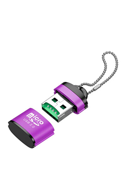 Choice purple NNBILI USB Micro SD/TF Card Reader USB 2.0 Mini Mobile Phone Me...