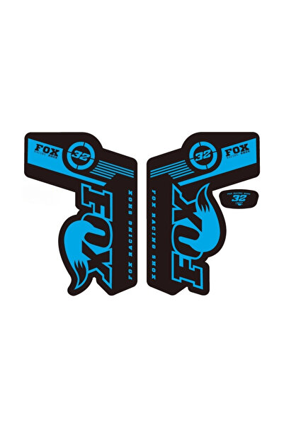 Choice4 Blue FOX 32 Fork Decal Mountain Bike Fork Bike Decal Custom Waterproo...