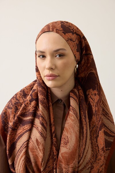 İpekhan شال سيرين 4001 بالقرفة
