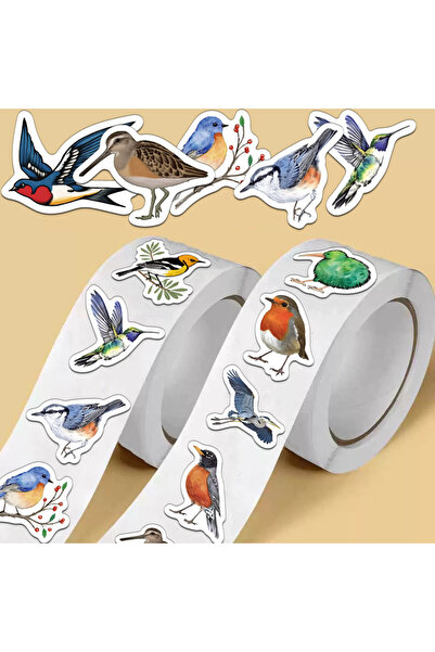 Choice 500PCS 500PCS Creative Bird Roll Stickers Decorative Phone Cases, Wate...