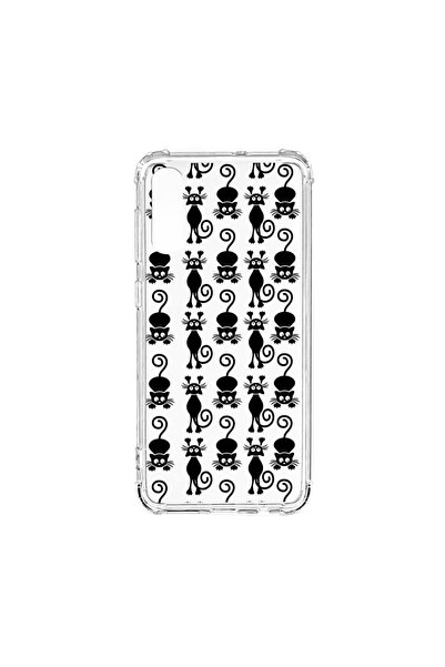 bestcase Husă Antișoc Compatibilă cu Xiaomi Redmi 9AT, Black Cat, Silicon Pre...