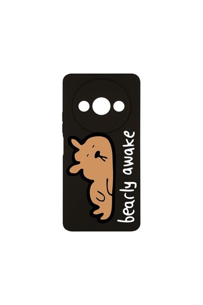 bestcase Θήκη Σιλικόνης Premium, Συμβατή με Xiaomi Redmi A3, Bearly Awake, Λε...