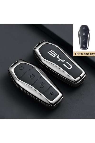 Choice9 for BYD Song Style 12-Black-1PC Car Key Case for BYD Song Plus Pro gm...