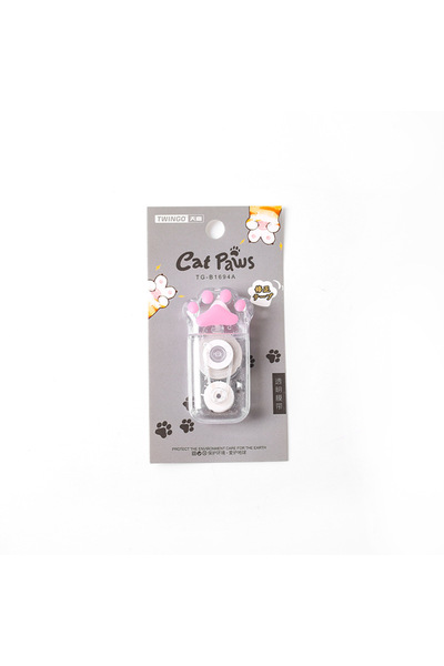 Choice S17815 Mr. Paper 3 styles 1/pack Cat Paw Correction Tape Creative Stud...