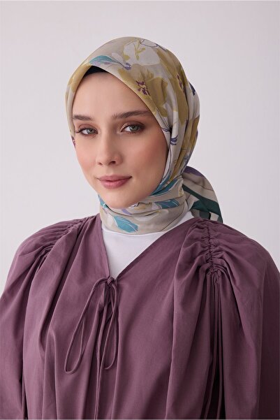 Belli Çiçek Desen Fresh Modal Eşarp