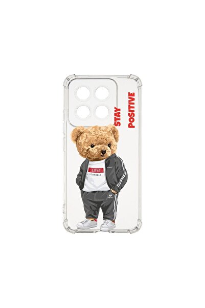 bestcase Калъф за Xiaomi 14T, BestCase® Anti Shock 1.5MM, Stay Positive - Плю...