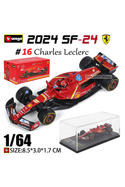 Choice1 1-64 SF24-16 بوراجو 1:64 عبوة مغلقة 2024 سيارة فورمولا 1 فيراري SF24 ...