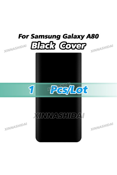 Choice1 1pcs black cover New Super For A80 Battery Back Cover Glass Panel Rea...